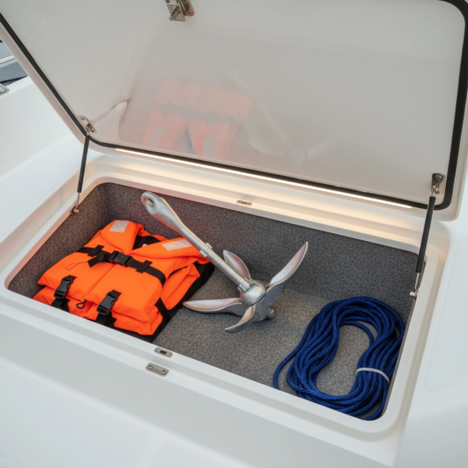 Hot Immersion Galvanized Anchor Collapsible Lotus Petal Anchor Foldable Easy Retrieval