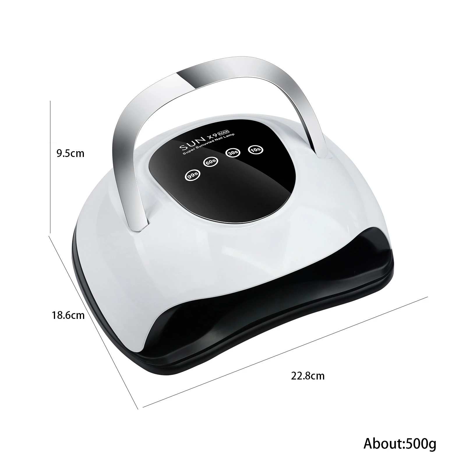 Professional 220W UV LED เครื่องเป่าเล็บ 57 ลูกปัดโคมไฟ Smart Sensor Fast Curing โคมไฟเล็บสําหรับเจล Salon และบ้านเล็บ