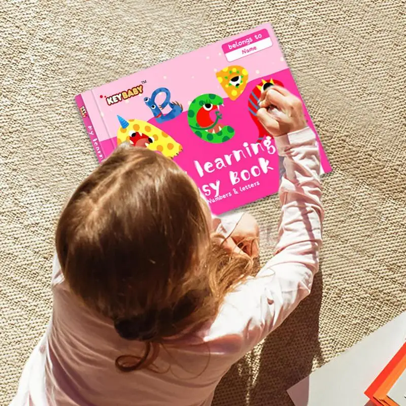 Przedszkole zajęta książka kolorowe zabawki edukacyjne dla dzieci artykuły do szkoły domowej zabawki edukacyjne dla dzieci nauka książka z naklejkami dla wczesnych