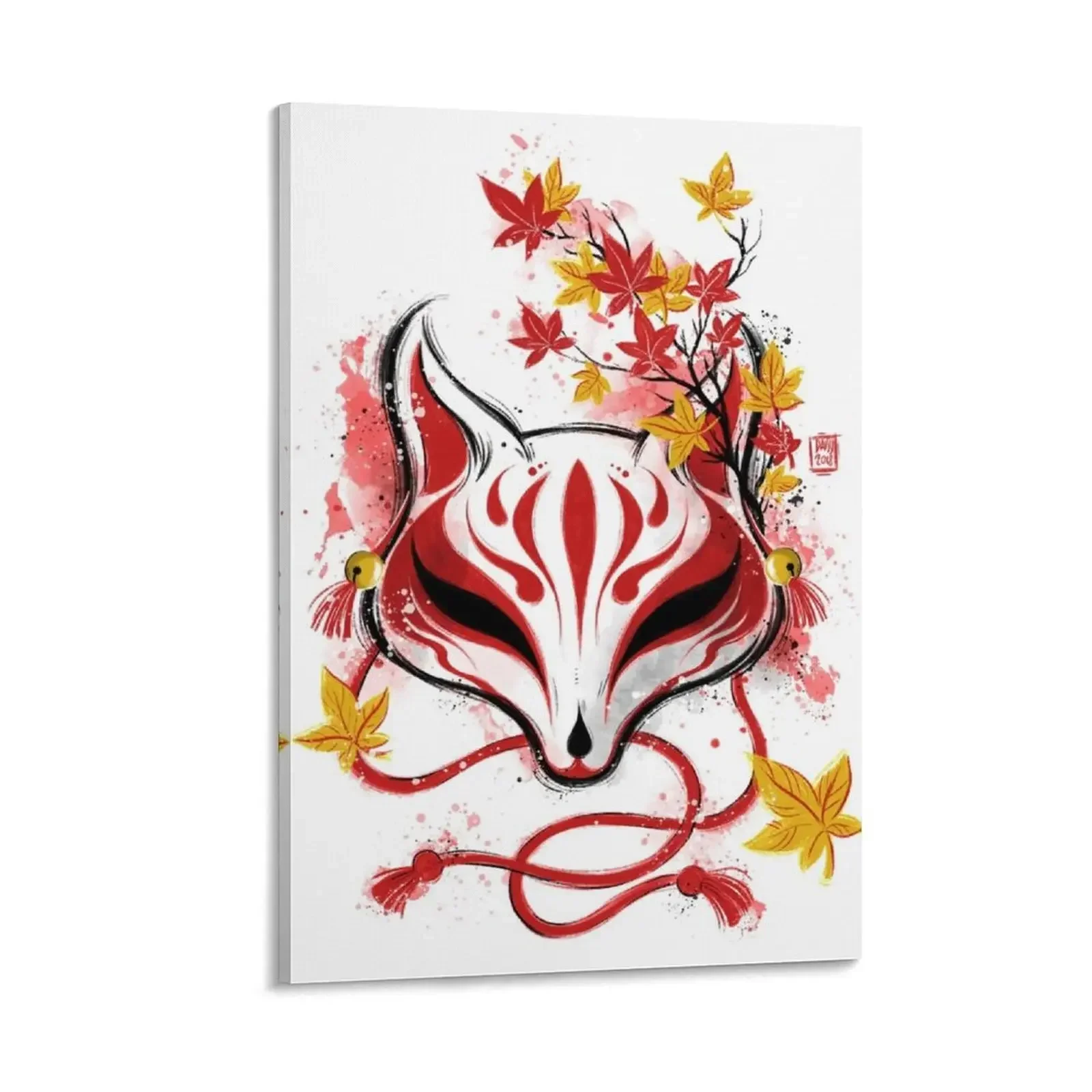 

Autumn Kitsune Canvas Painting anime poster bedroom decor decoration for the room