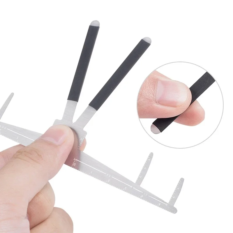 Microblading Eyebrow Tattoo Stencil Ruler Balance Shaper Template Definition Permanent Makeup Eyebrow Tattoo Tool 1pcs