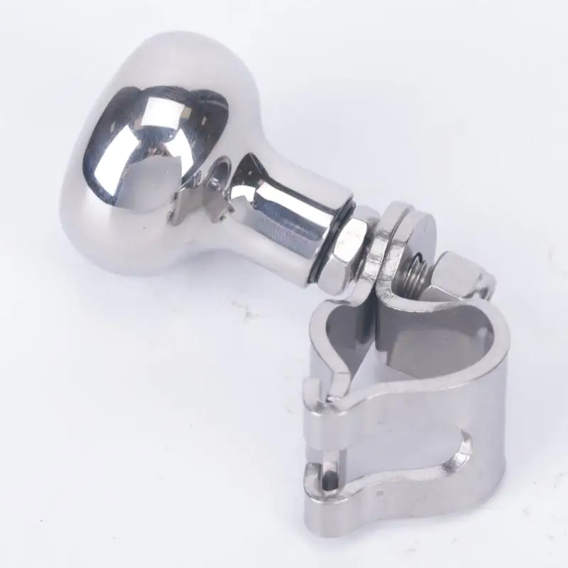 31BC Practical Boat Steering Wheel Control Knob with Stainless Steel Texture