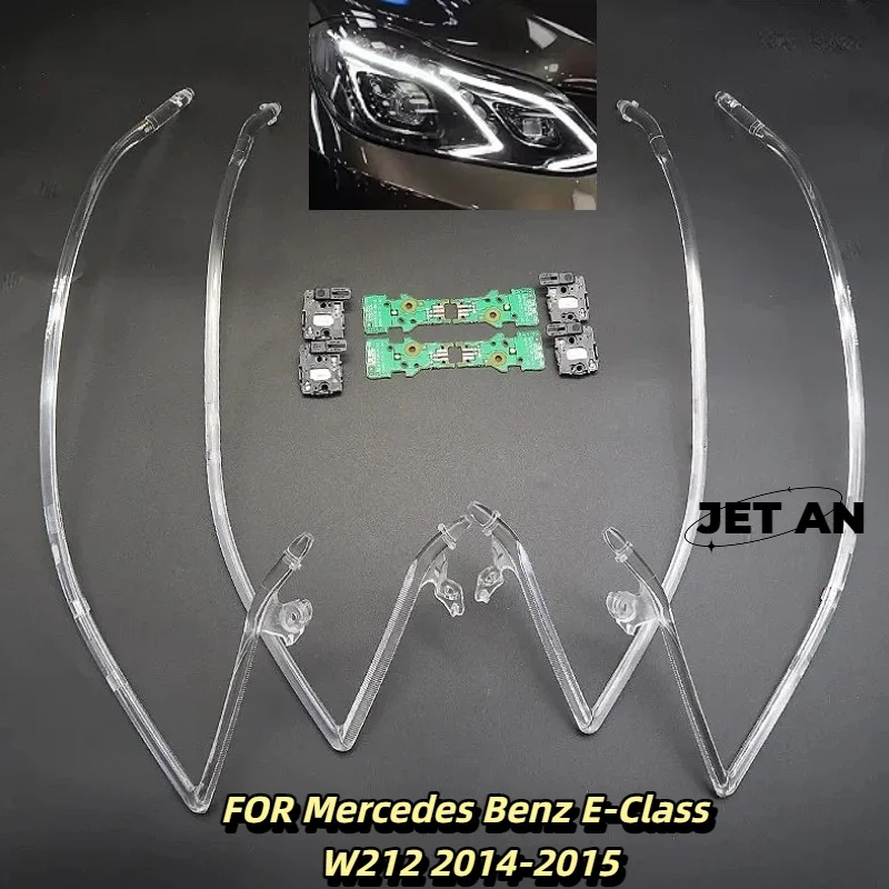 FOR Mercedes Benz E-Class W212 2014-2015 Car Headlights DRL Light Strips Angel Eyes Chip Ballast Module Maintenance Parts