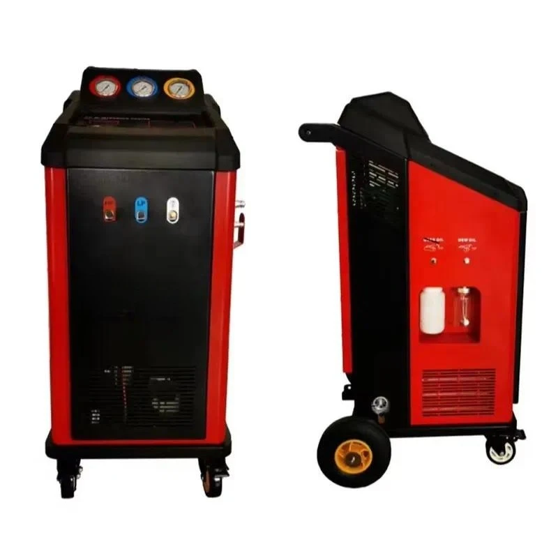 Value300 Plus R134a/R1234YF Car AC Refrigerant Recovery & Filling Machine 12L Tank 400g/min Recovery 1200g/min Charge