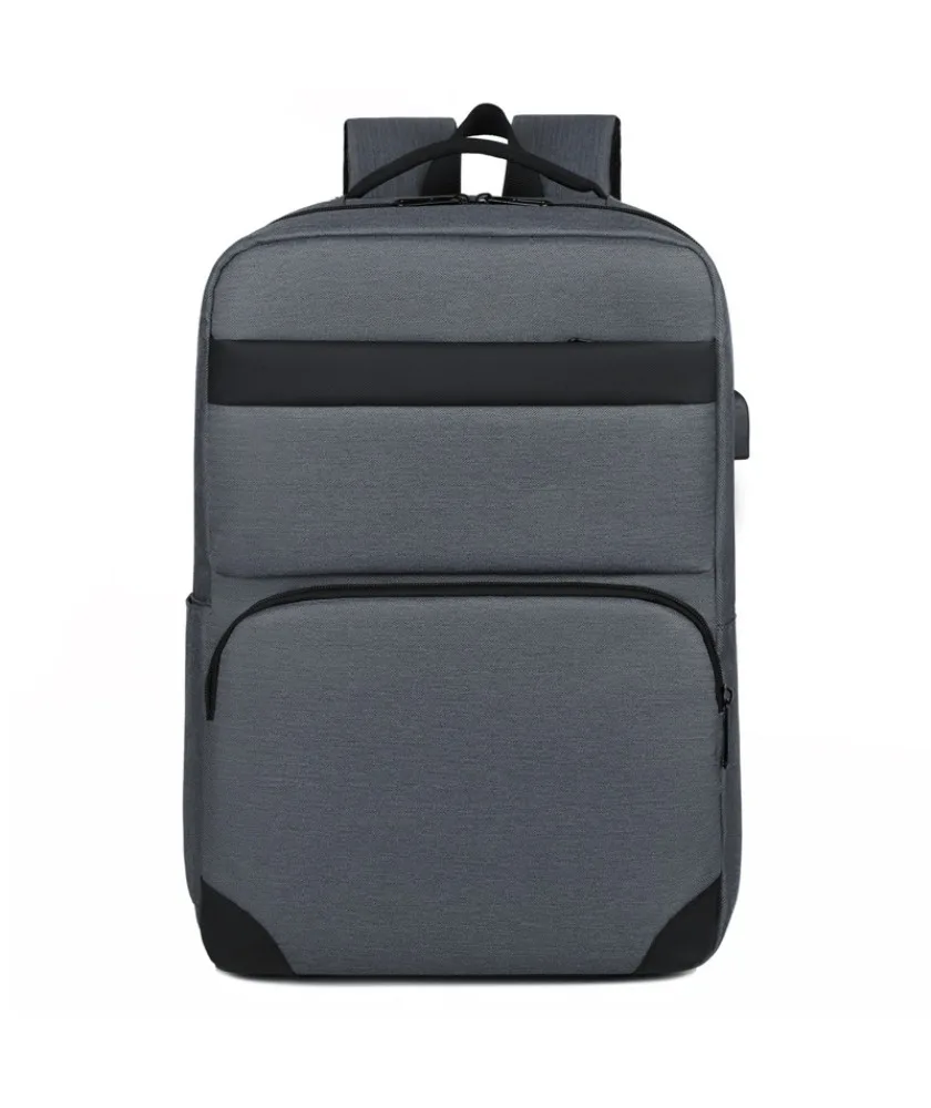 

Men's USB port 15.6 inch laptop backpack simple business backpack