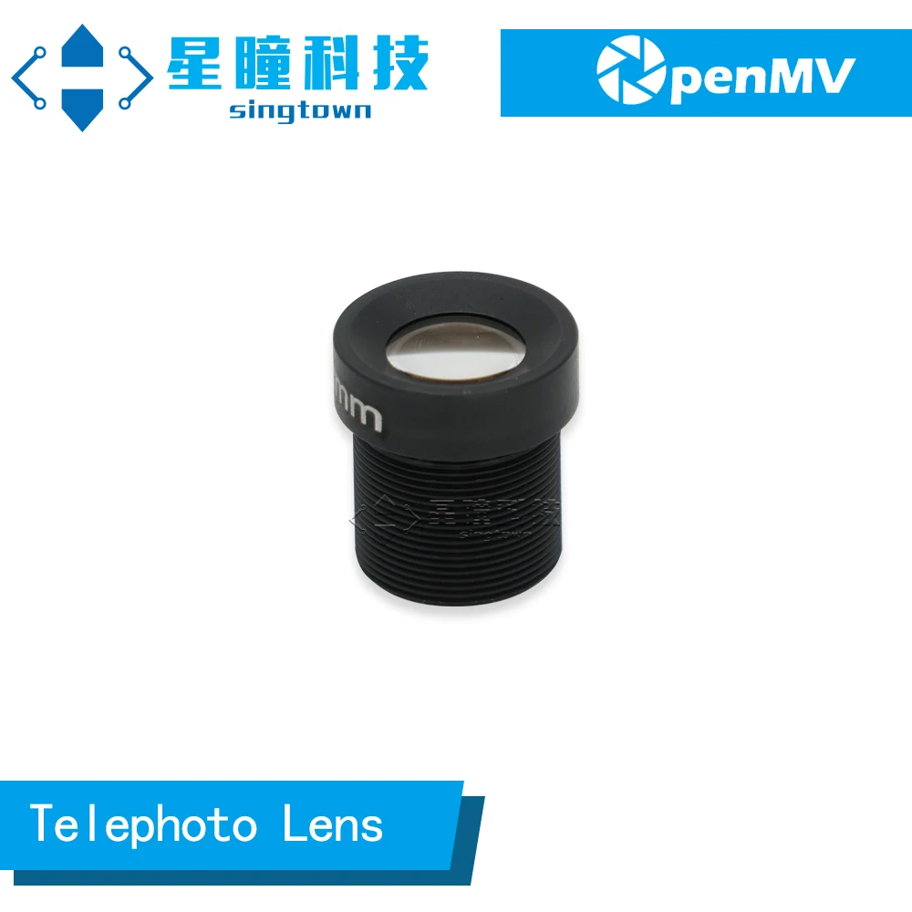 SingTown OpenMV Telephoto Lens M12 12mm Genuine - See further Apply to OpenMV4 Cam H7 / OpenMV4 Cam H7 Plus / OpenMV3 Cam M7