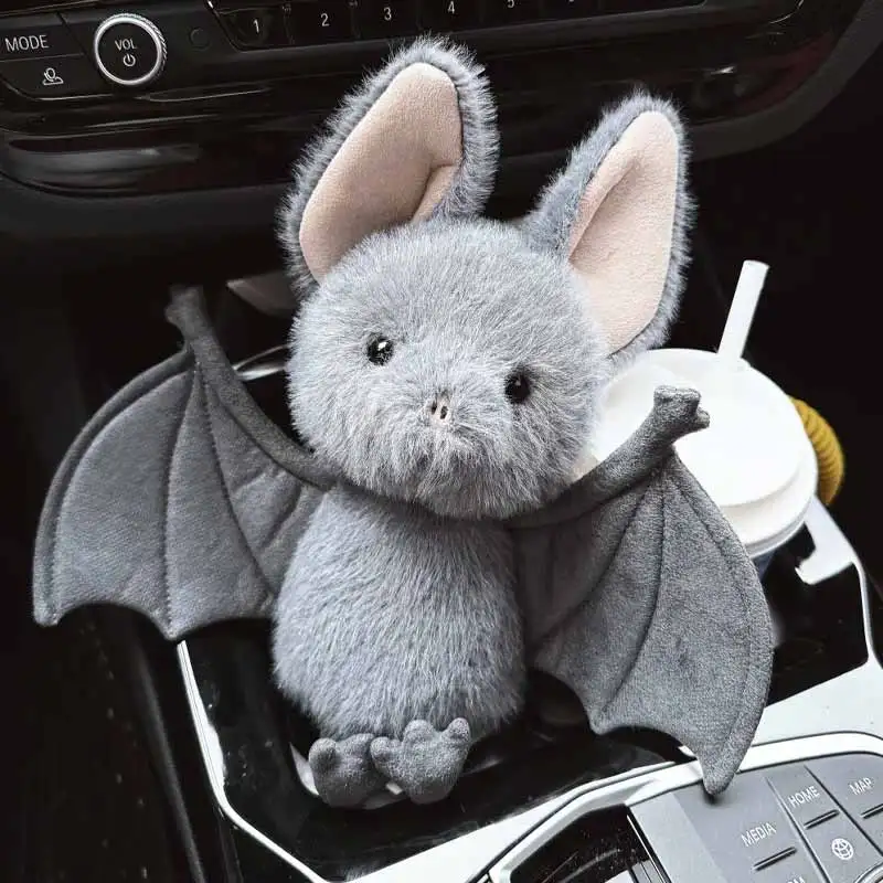 

Jc Plush Cute Bat Can Be Hung Upside Down In-Vehicle Fun Pendant Sofa Ornament Home Decoration Festive Atmosphere Doll Toy Gifts