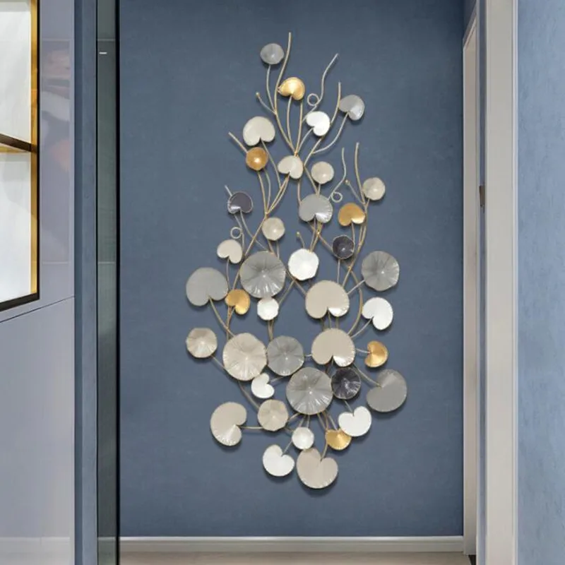 

Modern European Wrought Iron Pendant Wall Decoration Living Room Wall Metal Wall Decoration