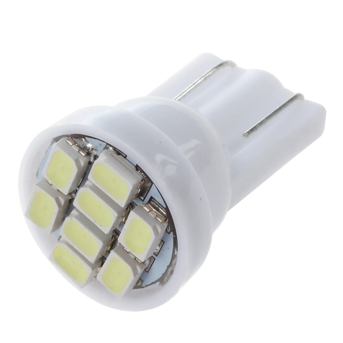 #516J 10x T10 W5W 8 SMD LED white - light bulb light interior light bulb 12V (white)