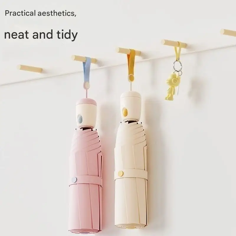 

Mavericks Fully Automatic Sunny And Rainy Umbrellas Dual-purpose Ultra-light And Foldable Car-mounted Portable Mini Umbrella