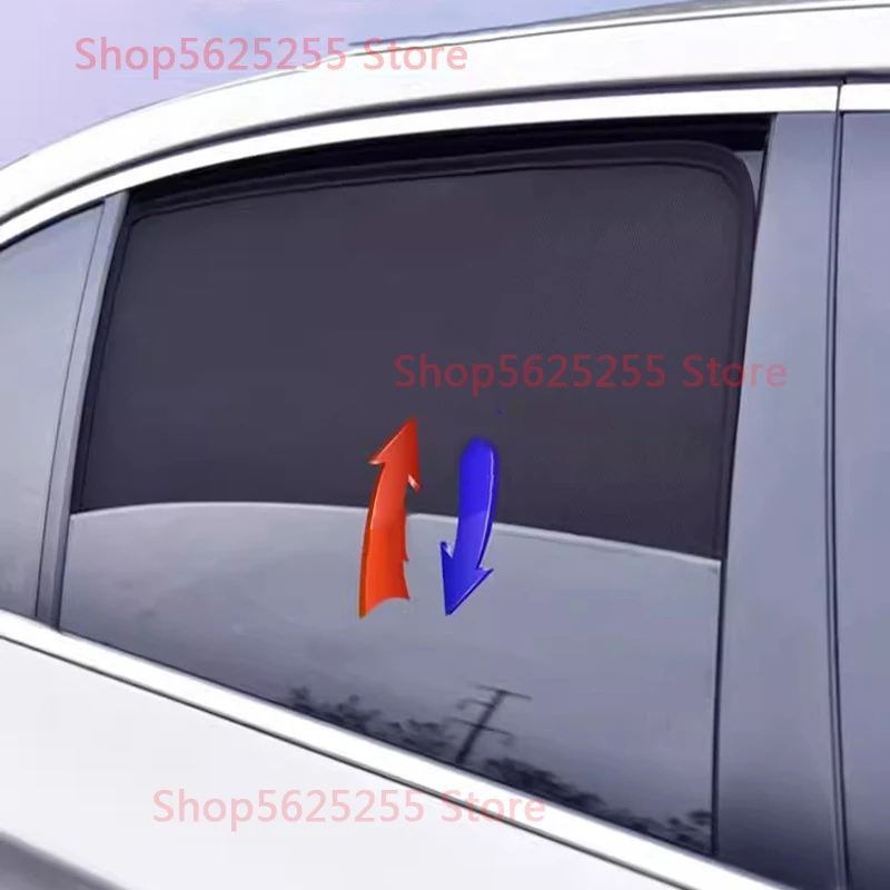 

For Jaguar XFL 2017-2022 Car Magnetic Side Window SunShades Shield Mesh Shade Blind Window Curtian car Protective Accessories