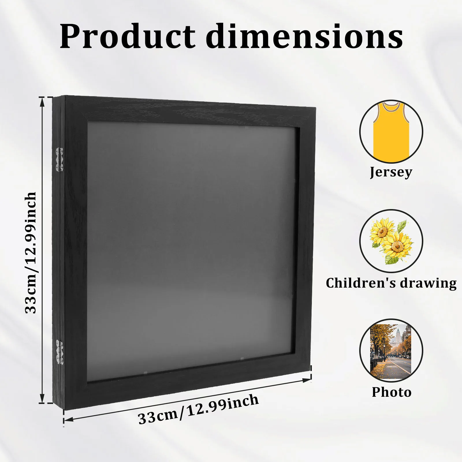 Wood Jersey Display Frame for T-Shirt Memorabilia