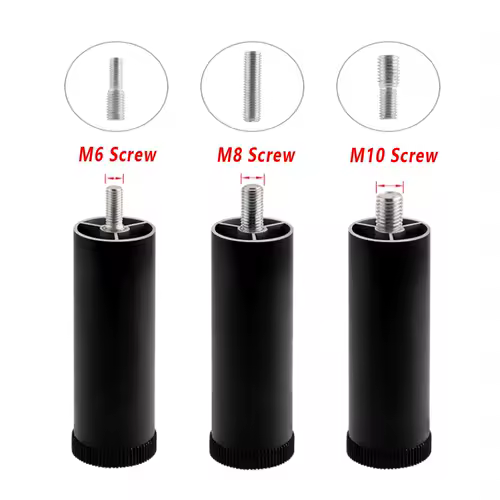 M8~M10 1PCS Adjustable Furniture Leg Aluminum Alloy Table Legs For TV Cabinet,Wardrobe,Raised Refrigerator Washing Machine Feet - Image 6
