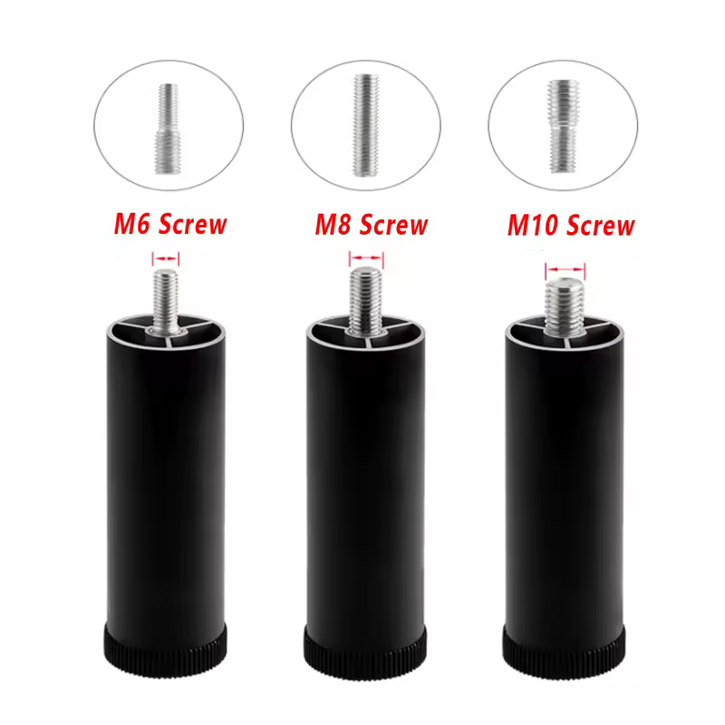 M8~M10 1PCS Adjustable Furniture Leg Aluminum Alloy Table Legs For TV Cabinet,Wardrobe,Raised Refrigerator Washing Machine Feet - Image 6