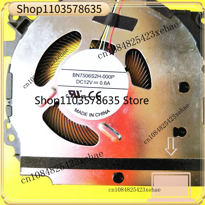 Notebook Cooling Fan DC12V 0.6A BN7506S2H‑000P for ASUS UX3402Z UX3402