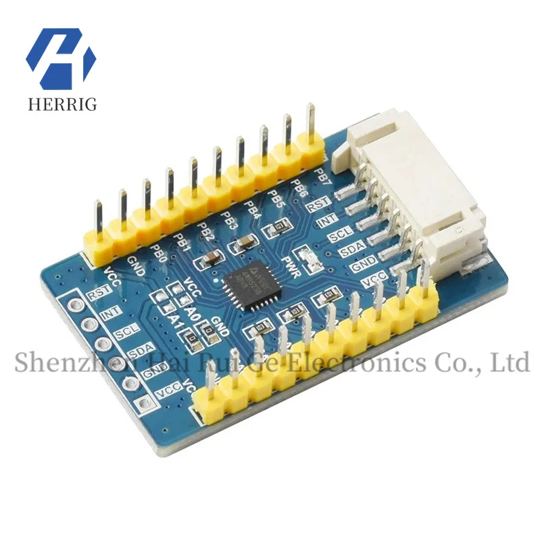 

Raspberry Pi 4B/3B/STM32 GPIO expansion board AW9523B 16-channel IO ports of single-chip microcomputer IO expansion module