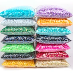 VC Resin Rhinestone Bulk Nail Art Flatback Gem For Clothes Dress Jewelry Shoe Decoration Ab Trimmings Crystals For Crafts