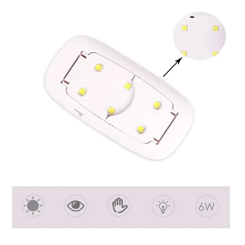 Nail UV Mouse Light Mini USB Light Therapy Machine Nail Polish Glue Dryer LED Portable Baking Light Therapy Lamp