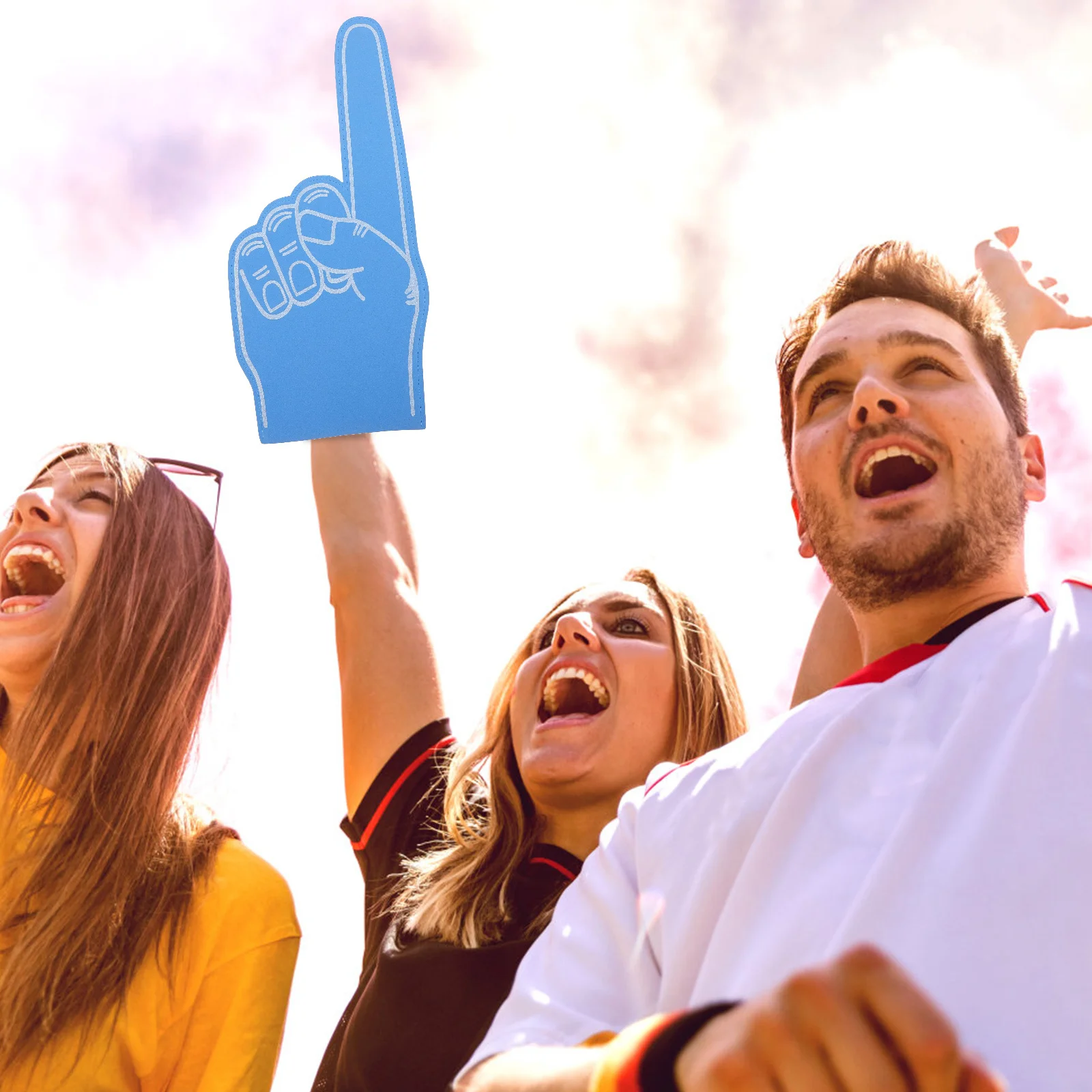 3 قطعة يد رغوة للمناسبات الرياضية لينة مريحة التشجيع الدعامة مجموعة الروح العنصر ديكور حفلة لصالح الإثارة الحشد #3