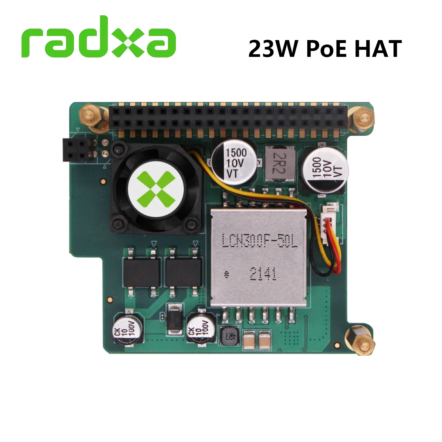 

Radxa ROCK Pi 23W PoE HAT Compatible with ROCK 4A / ROCK 4B / ROCK 4A+ / ROCK 4B+ / ROCK 4SE IEEE 802.3at Standards