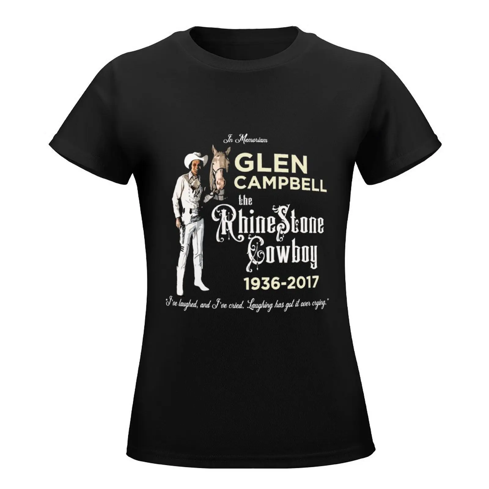 Glen Campbell T-Shirt quick-drying cute clothes woman t shirt