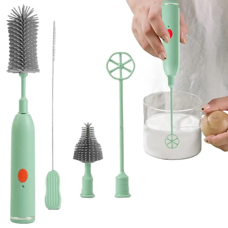 

Electric Bottle Cleaner Brush Straw Cleaner Brush Electric Waterproof Rechargeable Cup Cleaning Tool For Pump Parts Teapots