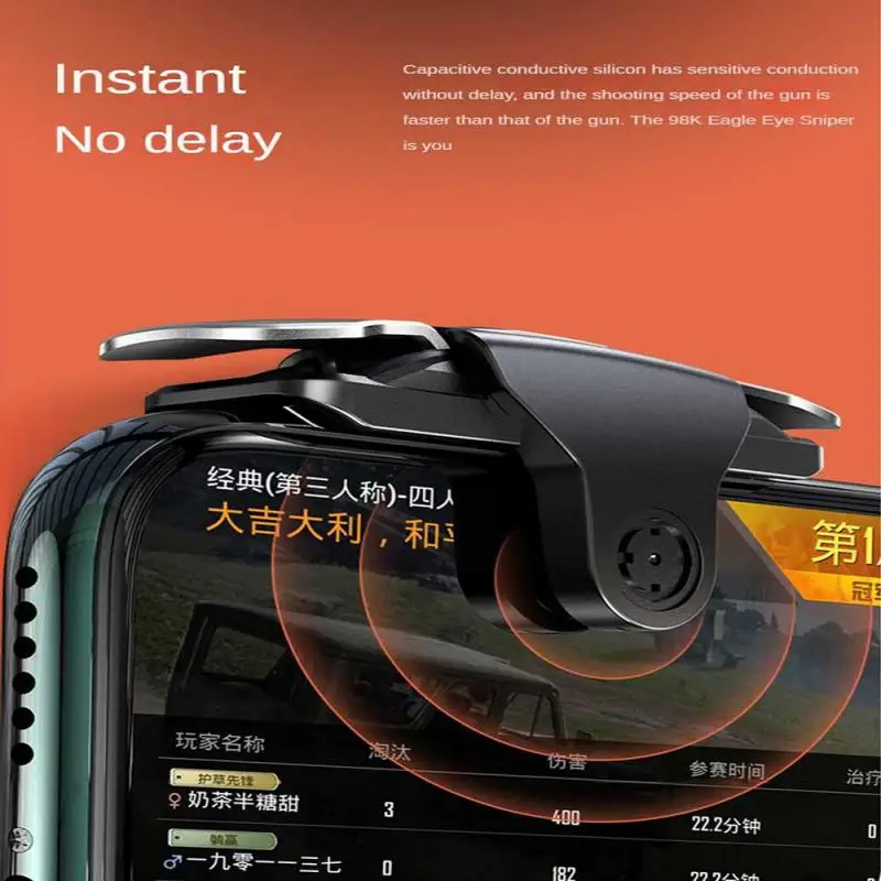 จอยควบคุมเกม ABS มือถือที่มีน้ำหนักเบามีความละเอียดอ่อนทางกลอุปกรณ์เสริมแผ่นเกมสากลเครื่องยิงจอยสติ๊กสีขาวตอบสนองอย่างรวดเร็ว