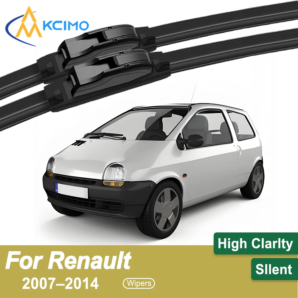 

Crystal Clear Driving 2PCS Windshield Wiper Blades for Renault Twingo II 2007–2014 All-Weather Reliability Durable & Safe