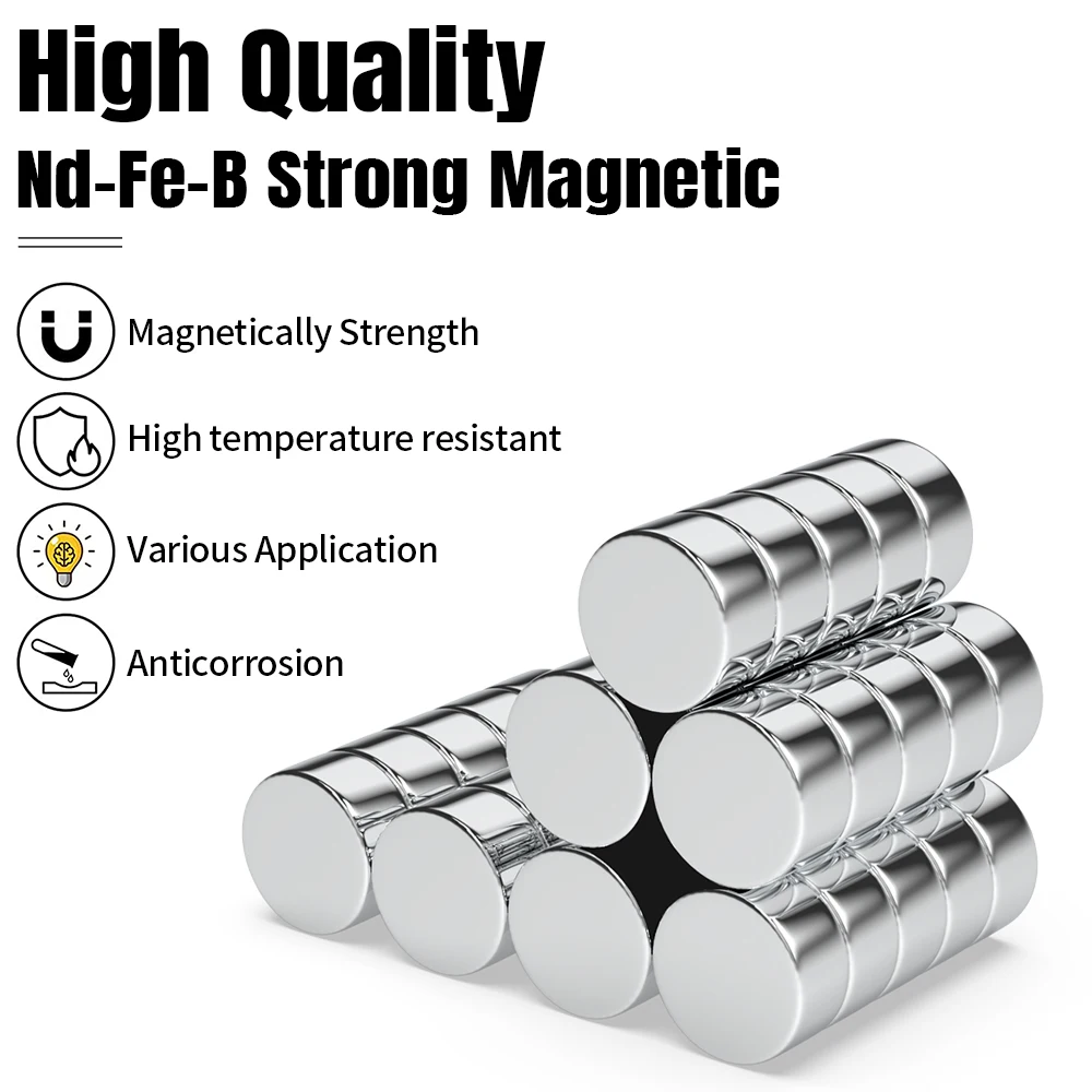 2/5/10/20Pcs 20x10 Super Strong Magnet 20mm X 10mm Round Magnetic NdFeB Neodymium magnet N35 Powerful Disc imanes 20*10