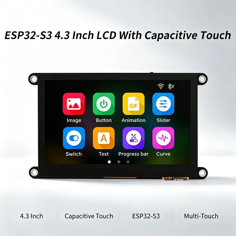 esp32s3-8m-psram-16m-flash-5インチ-ips-800-480-高精細lcdディスプレイモジュール-静電容量式タッチパネル-wifi搭載