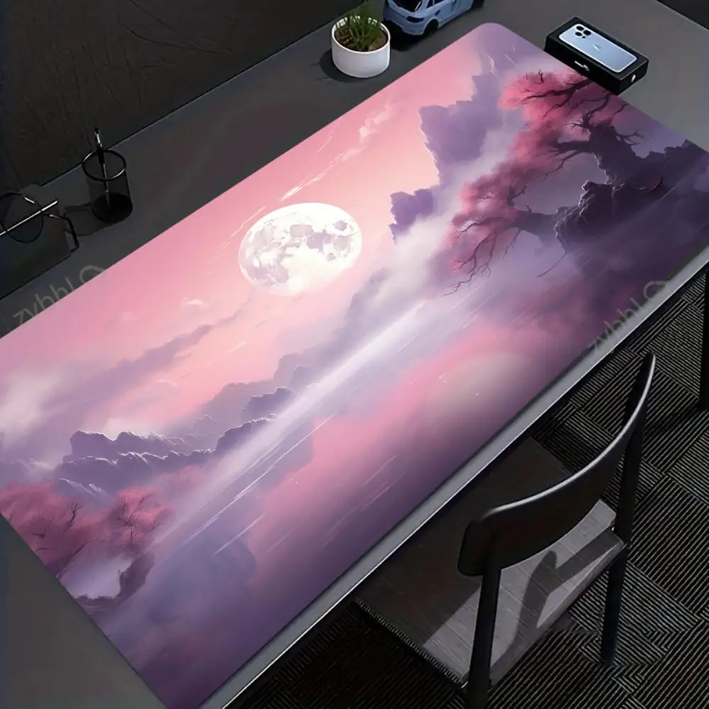 

Landscape Mountain Sunset Mouse Pad XXL Large Gaming Rubber Deskmats HD Non-Slip Computer Keyboard Mat Laptop Long Mousepad
