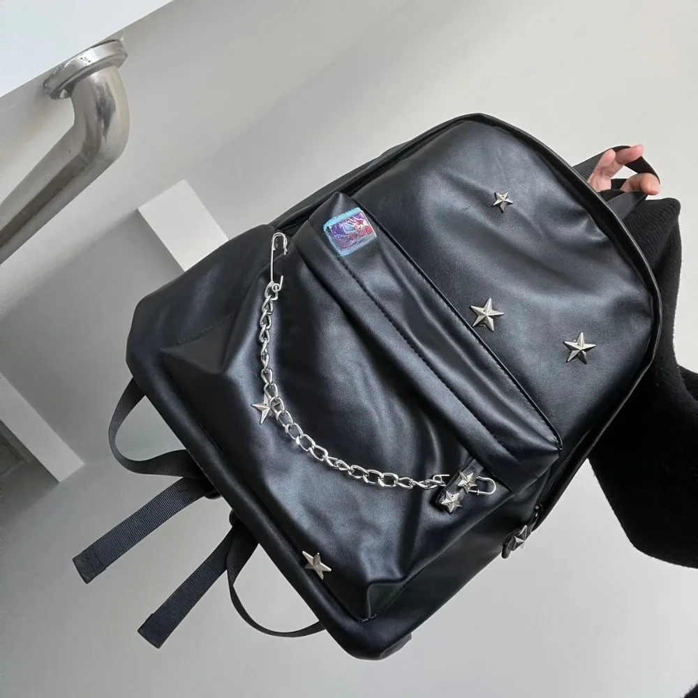 

Korea Patchwork General Spice Girls Luggage Advanced Simple Y2K Star Women's Handbags All-match Trendy Hot Sell Moda Backpacks