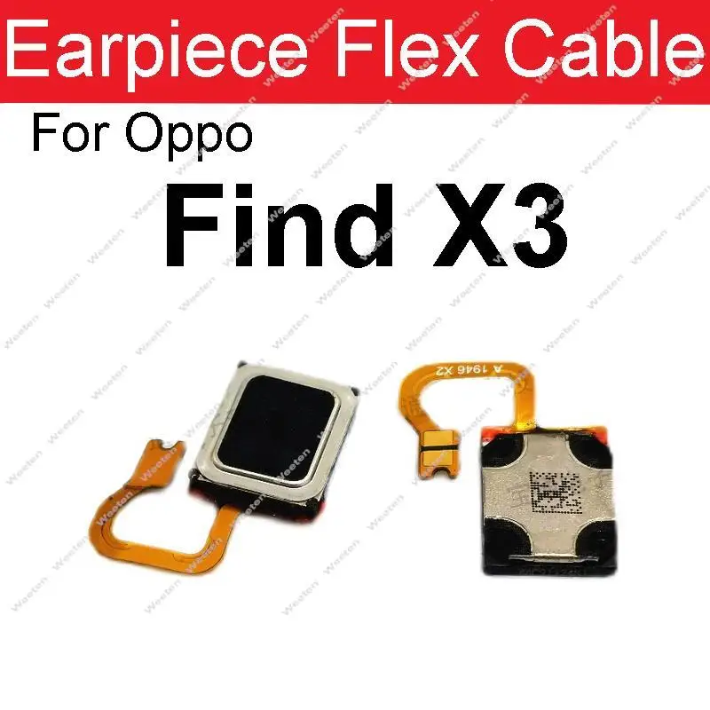 Earpiece Ear Speaker For OPPO Find X X2 X3 X5 Pro X2Lite X3Lite Earphone Sound Receiver Flex Cable Replacement Parts