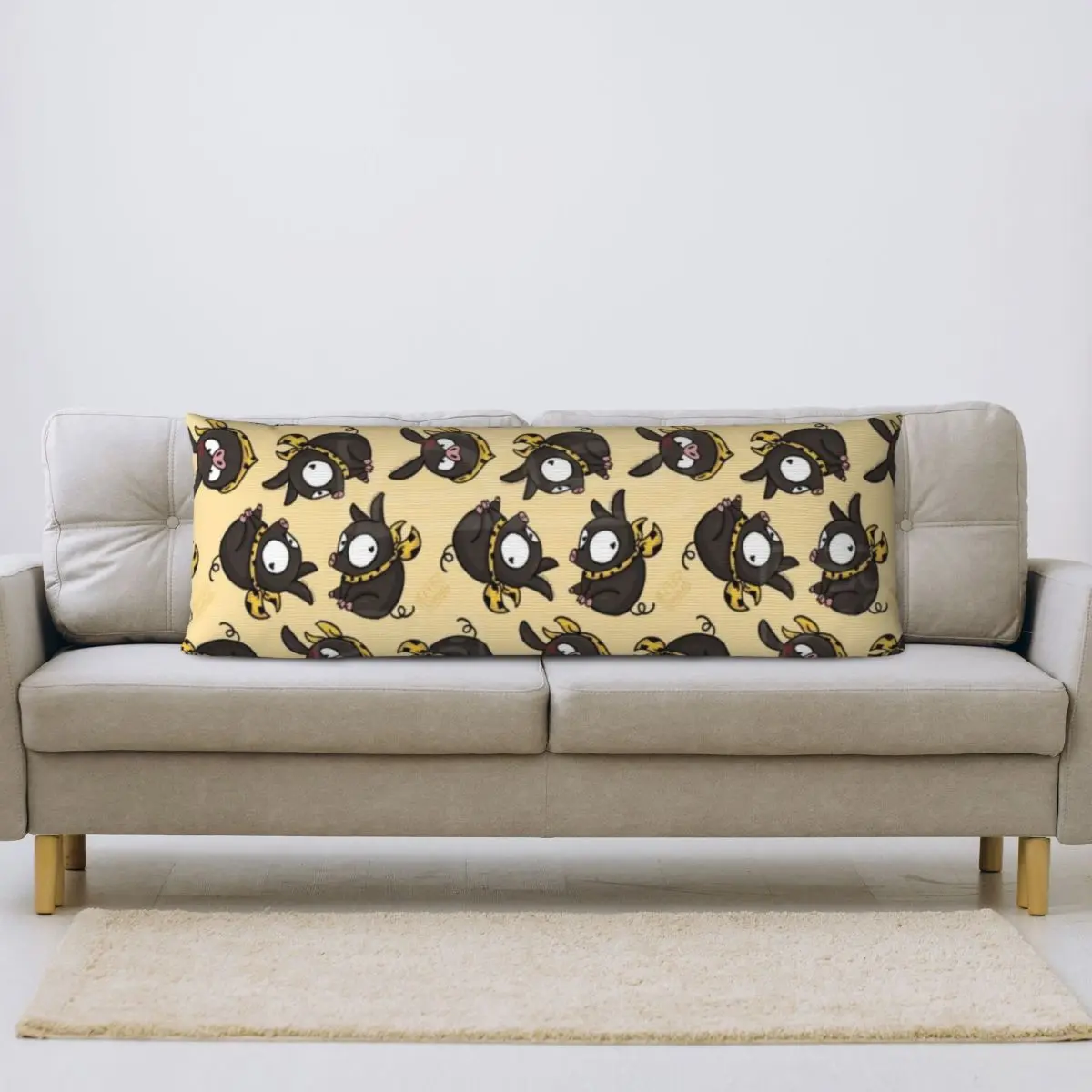 P-chan Ryoga Lost Pig Ranma 1/2 مغامرة كوميديا مستطيل المخدة غطاء الوسادة البوليستر ديكور غرفة نوم رمي وسادة