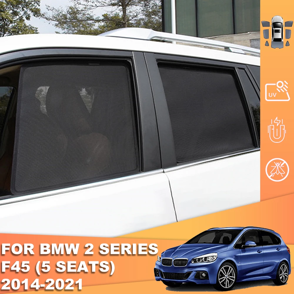 

For BMW 2 Series Active Tourer F45 2013-2021 Car Sunshade Shield Front Windshield Curtain Rear Side Baby Window Sun Shade Visor