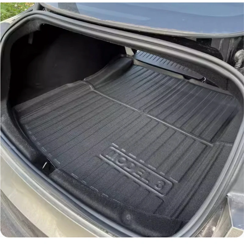 

All-Weather Trunk Mats For Tesla Model 3 Highland 2024/2021-2023 Cargo Liners Front/Lower Boot Carpet Protection