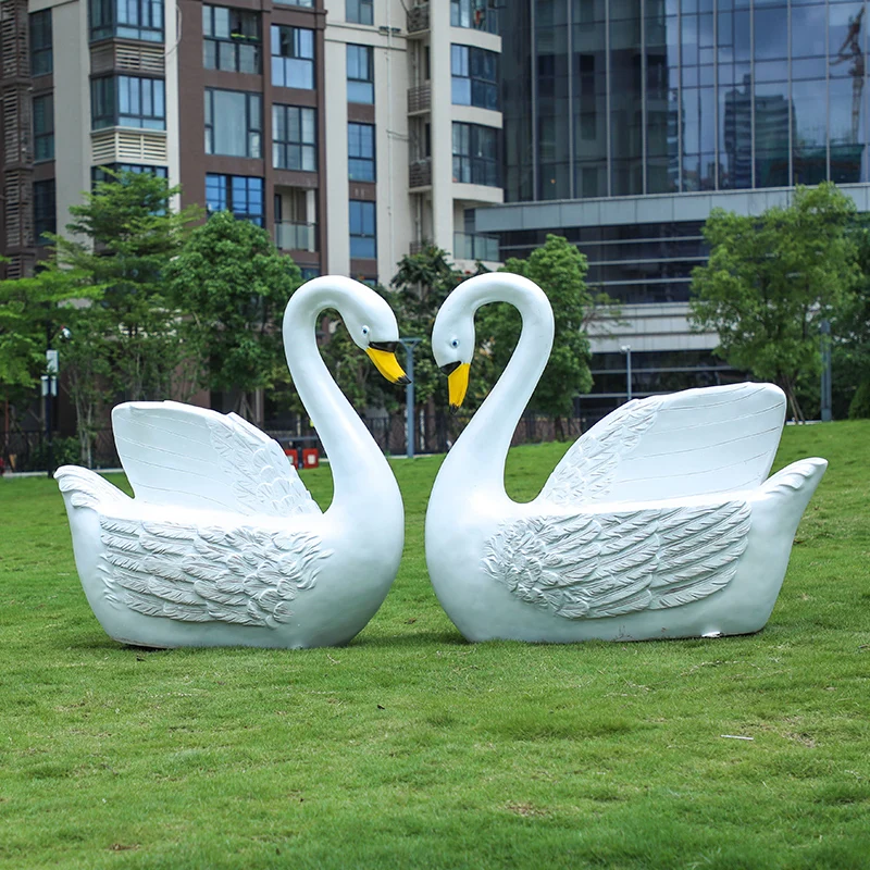 %*f Sg Mall Fiberglass Customizable Animal-Themed Waterproof Leisure Seating Sculptures for Kindergarten Outdoor Park Cartoon