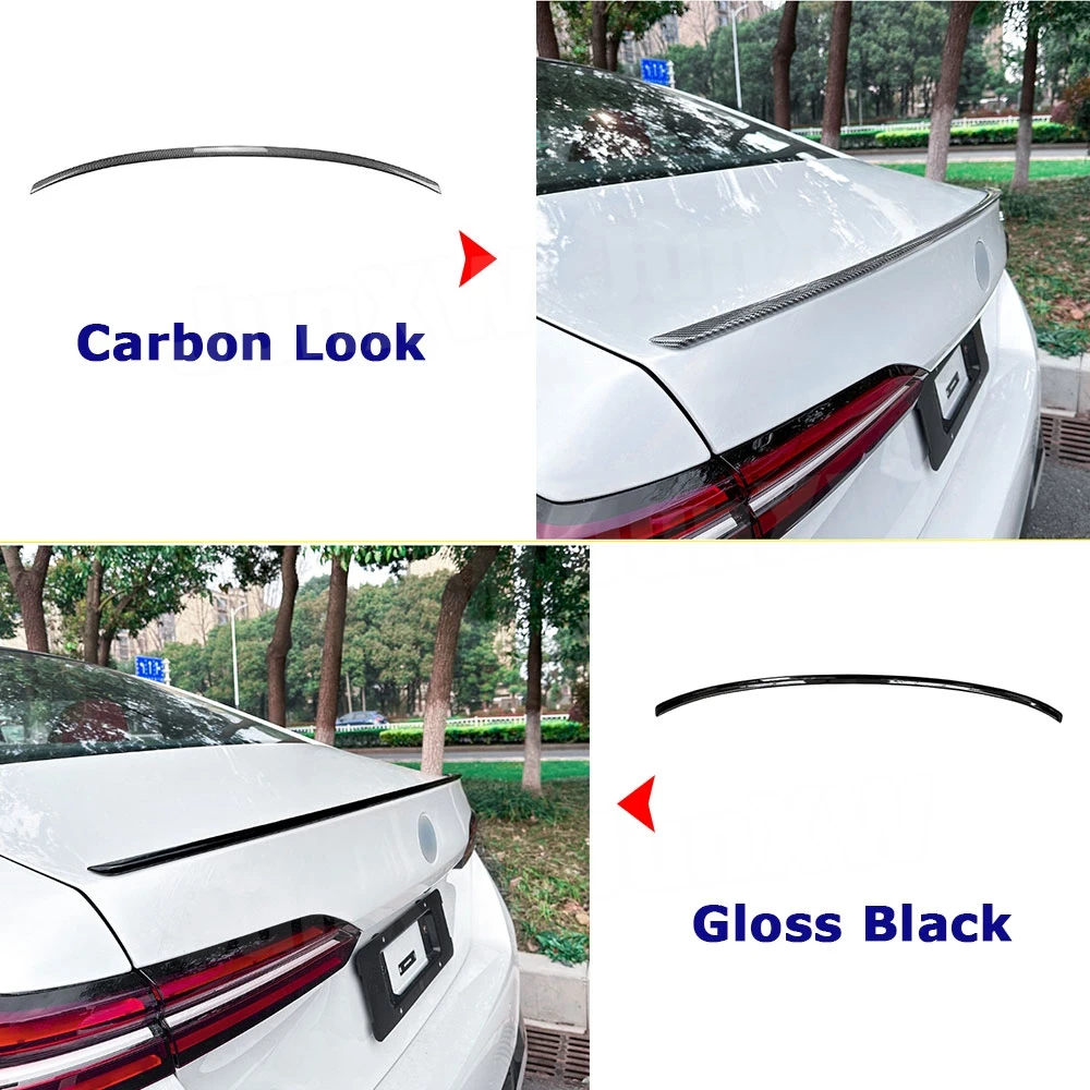 ABS Rear Lip Spoiler Wing for BMW 5 Series G60 G68 2024+ Rear Trunk Lip Spoiler Wings Cover Body Kits Car Accessories