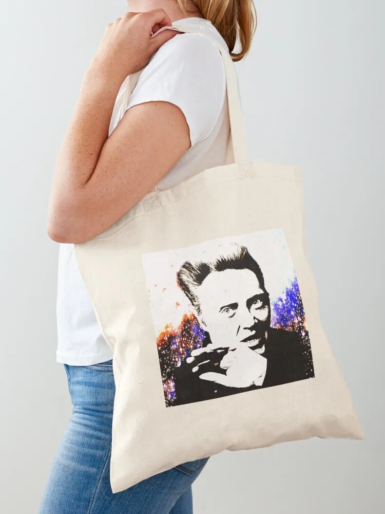 

Men Women Christopher Walken movie Tote Bag Cloth bag shopping trolley bag Gift Large bags for women
