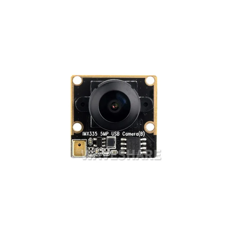 Waveshare IMX335 5MP USB Camera (B), 2K Video Recording, Better Sensitivity In Low-Light Condition, Wide Dynamic Range