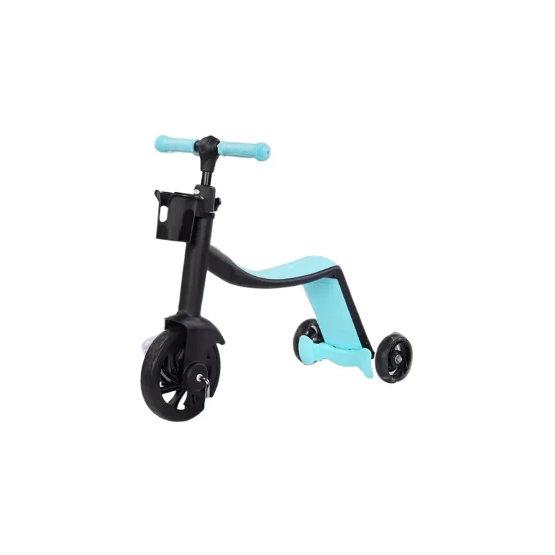 for High Quality 3 in 1 Three Wheel Scooter for Boys and Girls Aged 2 to 6 Multifunctional Toy Scooter