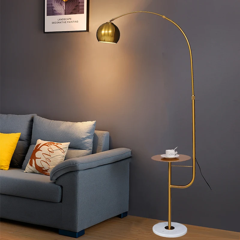 Fishing Floor Lamp Study Nordic Vertical Lighting Simple Modern Bedroom For Living Room Foot Switch House Decoration Night Stand