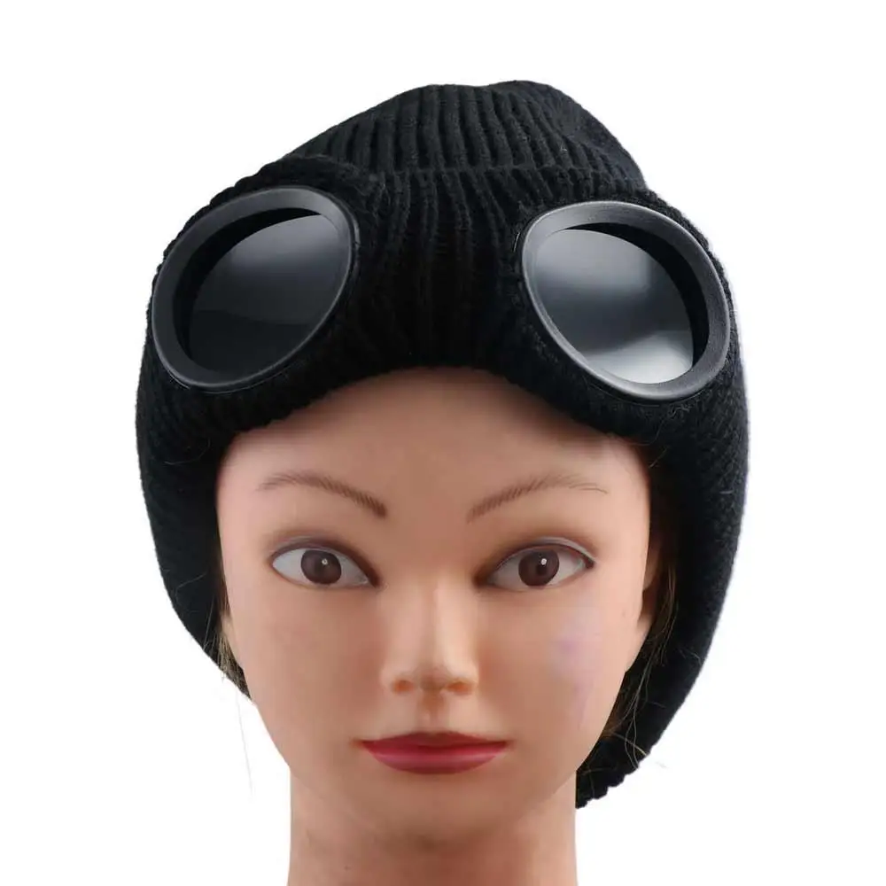 

Pullover Cap Men Beanie Caps Pilot Glasses Cap Skullies Caps Cycling Cap Women Wool Caps Korean Beanies Knitted Hats Ski Cap