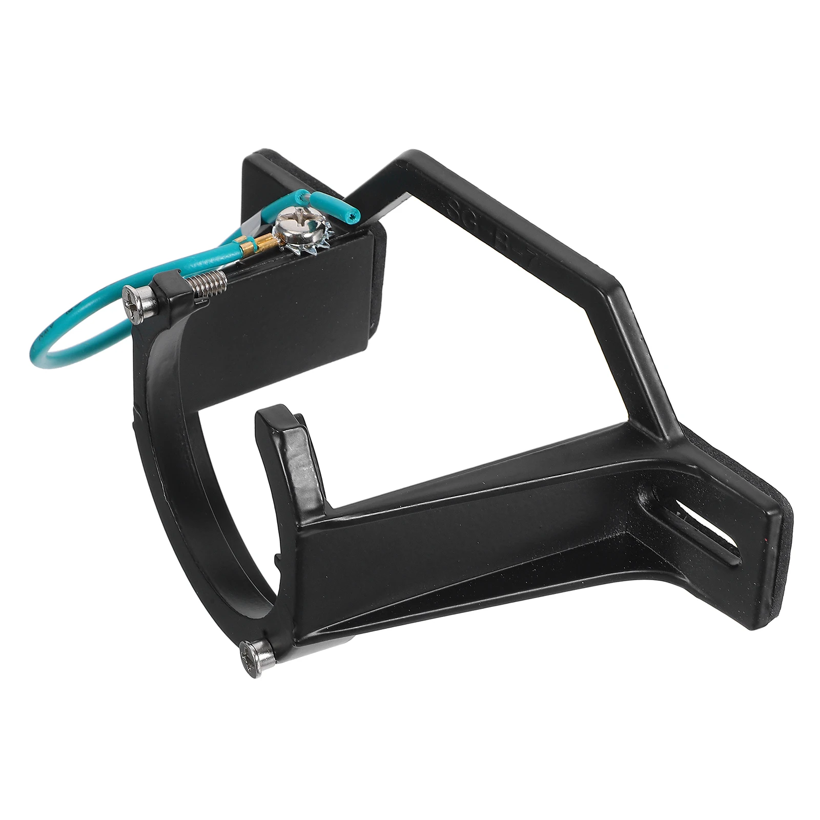 

Die-cast Aluminum Hoisting Frame Angled Mount Ceiling Fan Adjustable Bracket Outdoor Adapter Black