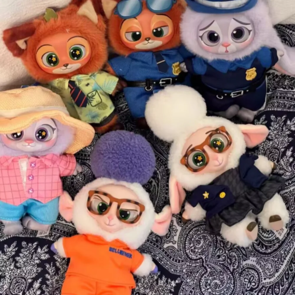 Zootopia Scatola Cieca Carino Nick Judy Action Figure Zootopia Peluche Bambola di Vinile Scatola Mistero Anime Figure Collezione di Cartoni Animati Modello Giocattolo