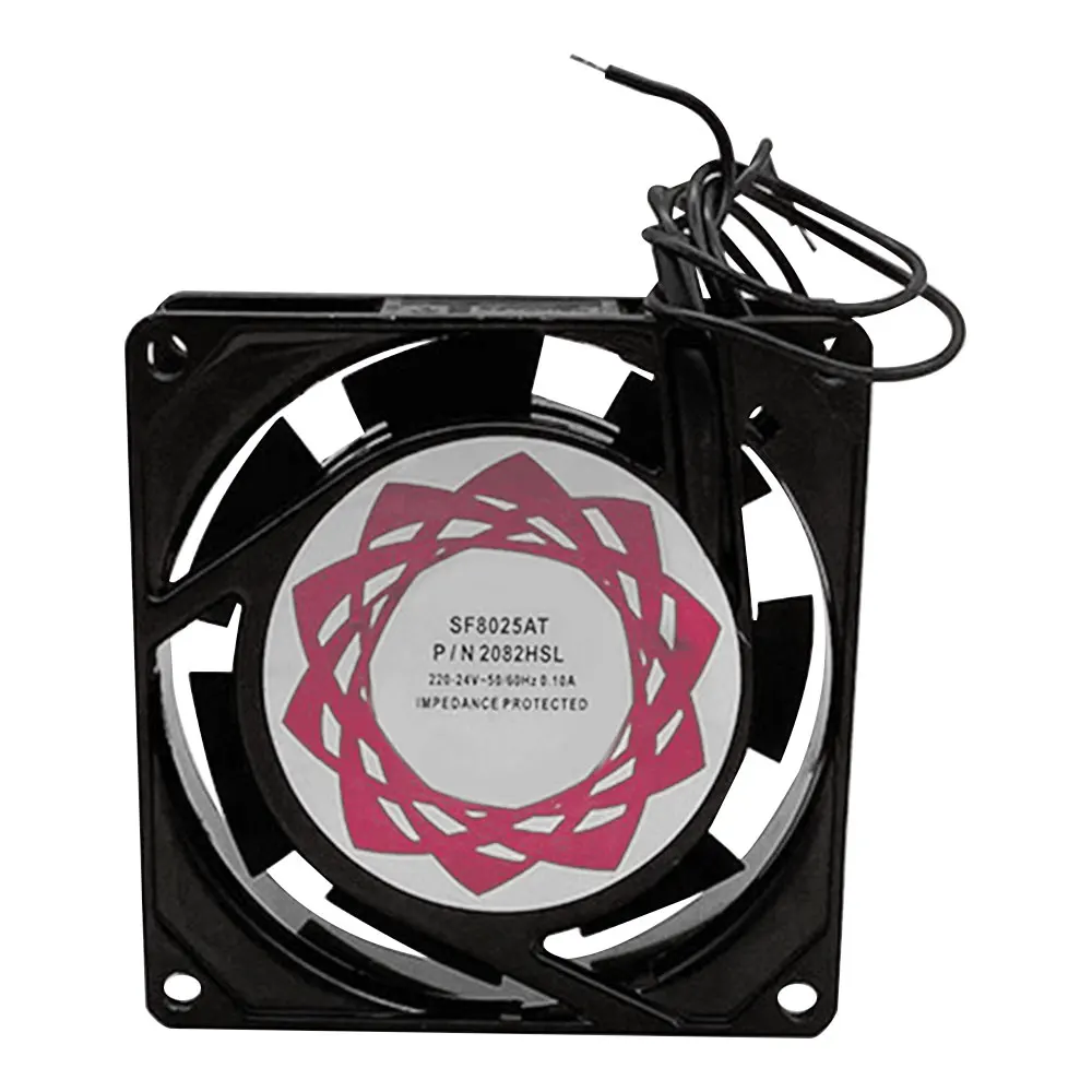 Axial Fan 220V Brushless Cooling Fan 80mm x 25mm for Desktop  Home Theater AV Cabinets 8cm Low Noise 18CFM SF8025