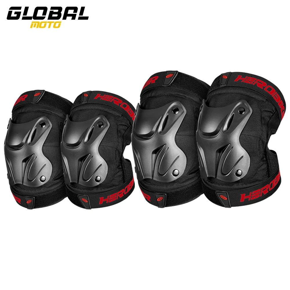 

Motocross Knee Pads Anti-Fall Wear-Resistant Motorcycle Elbow Protector Sports Knee Pad Outdoor Motorbike Riding Protective Gear