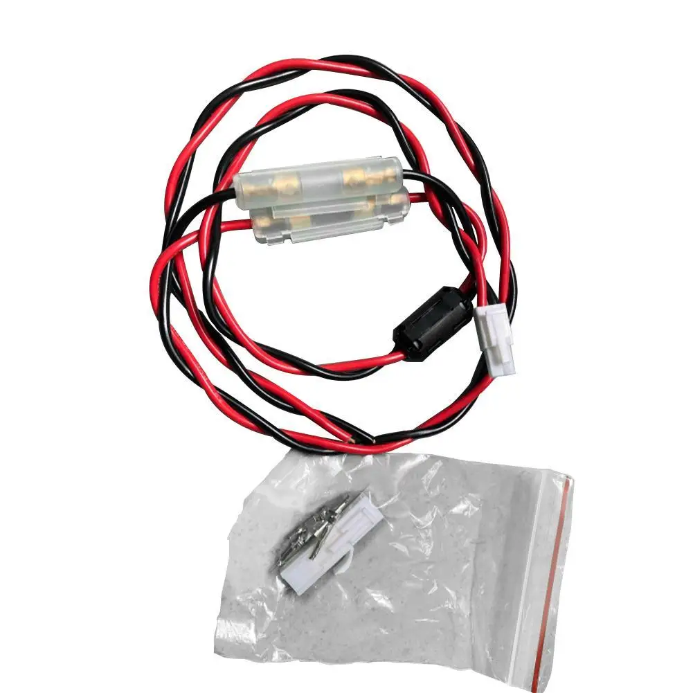 Cable de alimentación de 1M, fusible de 12A para transceptor XIEGU G90 X108G, compatible con Cable de alimentación de Radio de onda corta Anderson Powepole W7Z7