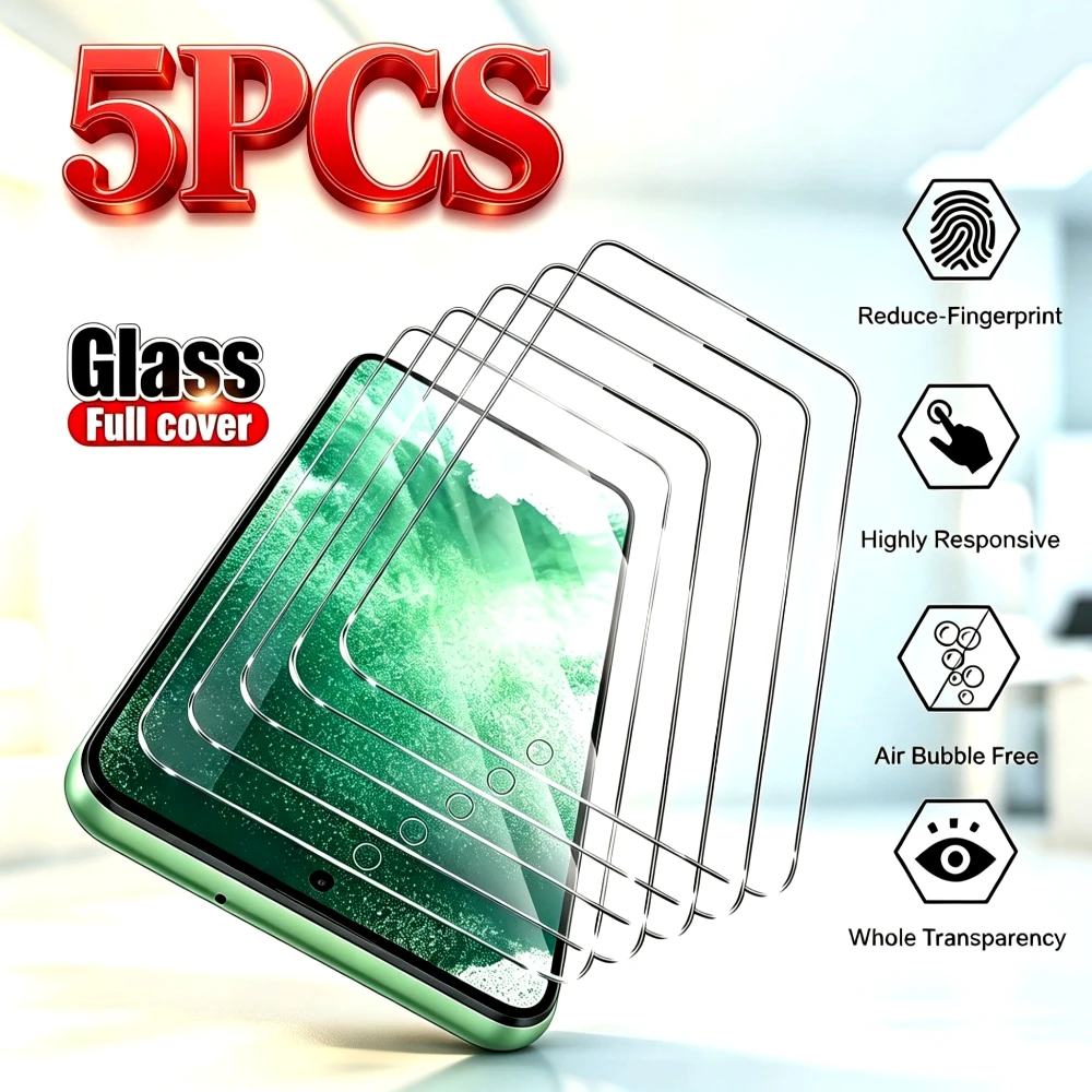 5 szt. Ultra Przezroczyste Szkło Hartowane do Samsung Galaxy A57 A37 A56 A36 A26 A25 Folia Ochronna na Ekran…