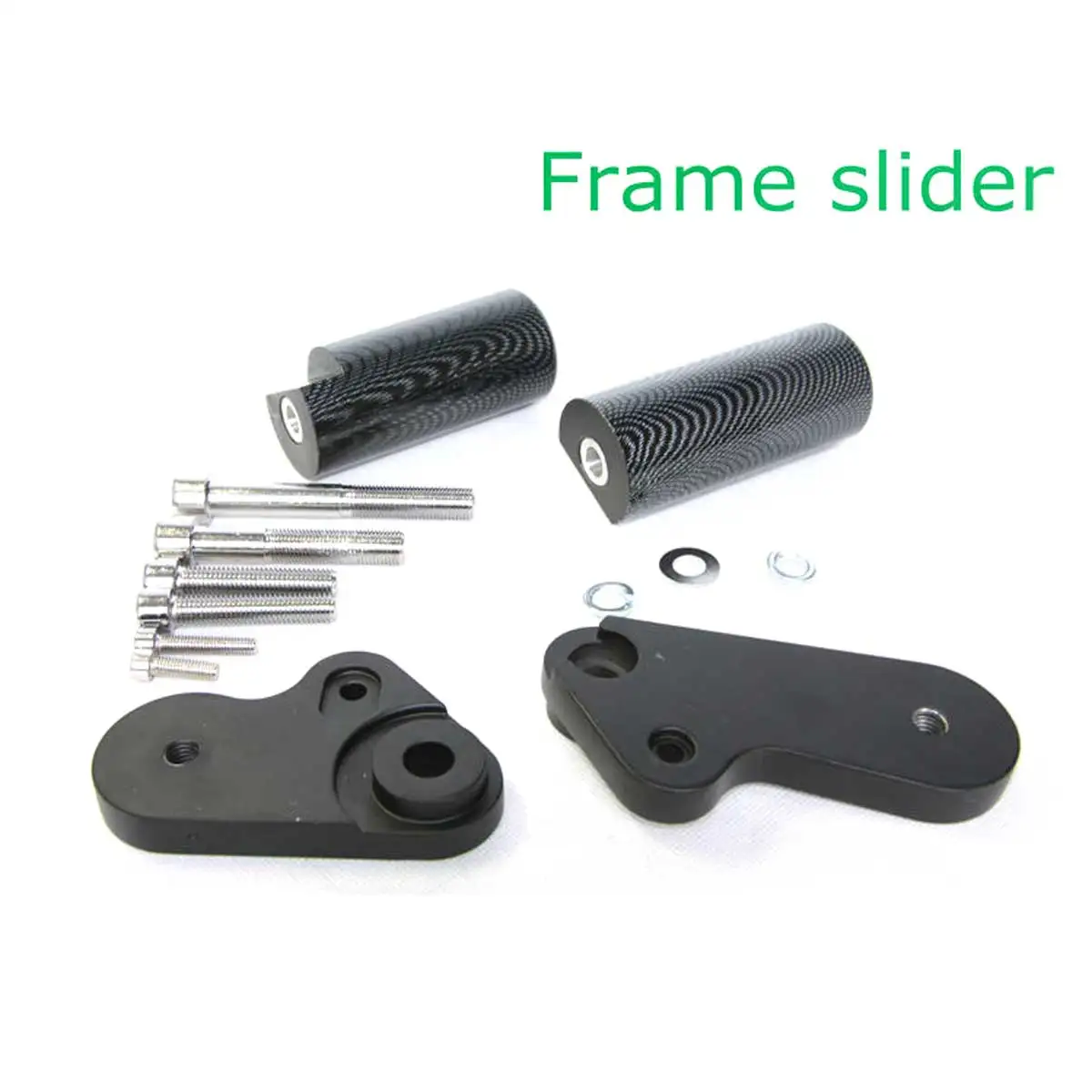Voor 2009-2015 Yamaha YZF R1 YZF-R1 yzfr1 2010 2011 12 13 2014 motorfiets geen Cut Frame Slider Crash Protector Zwart/Carbon